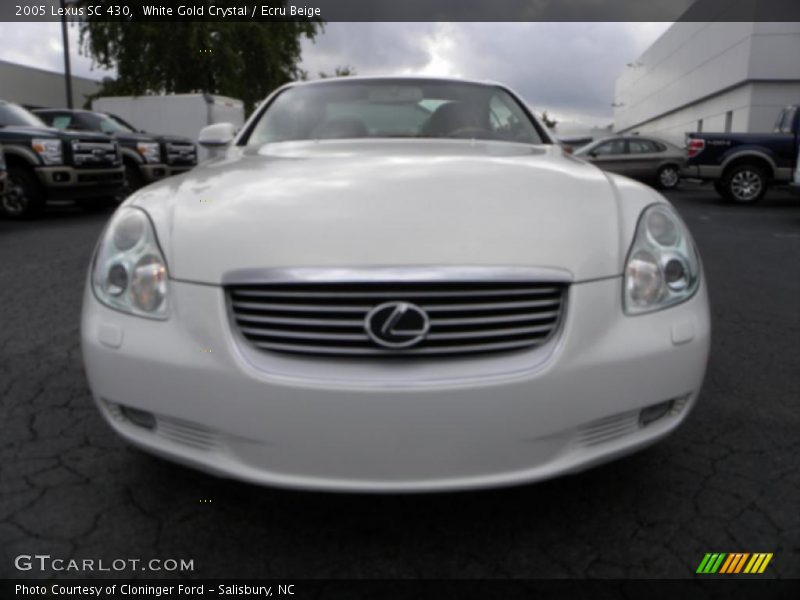 White Gold Crystal / Ecru Beige 2005 Lexus SC 430