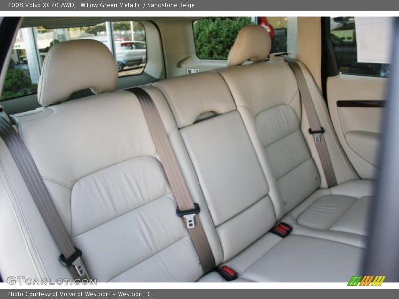 Willow Green Metallic / Sandstone Beige 2008 Volvo XC70 AWD