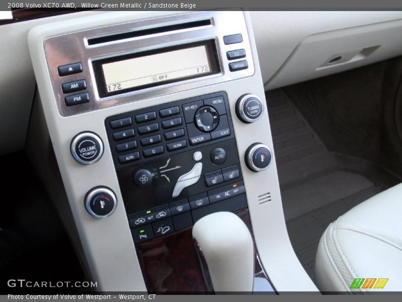 Willow Green Metallic / Sandstone Beige 2008 Volvo XC70 AWD