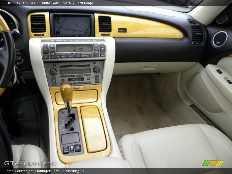 White Gold Crystal / Ecru Beige 2005 Lexus SC 430