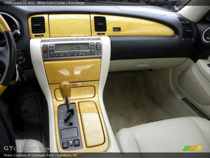 White Gold Crystal / Ecru Beige 2005 Lexus SC 430