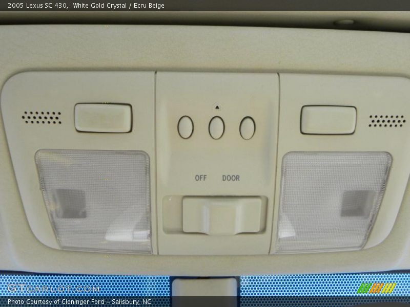 White Gold Crystal / Ecru Beige 2005 Lexus SC 430