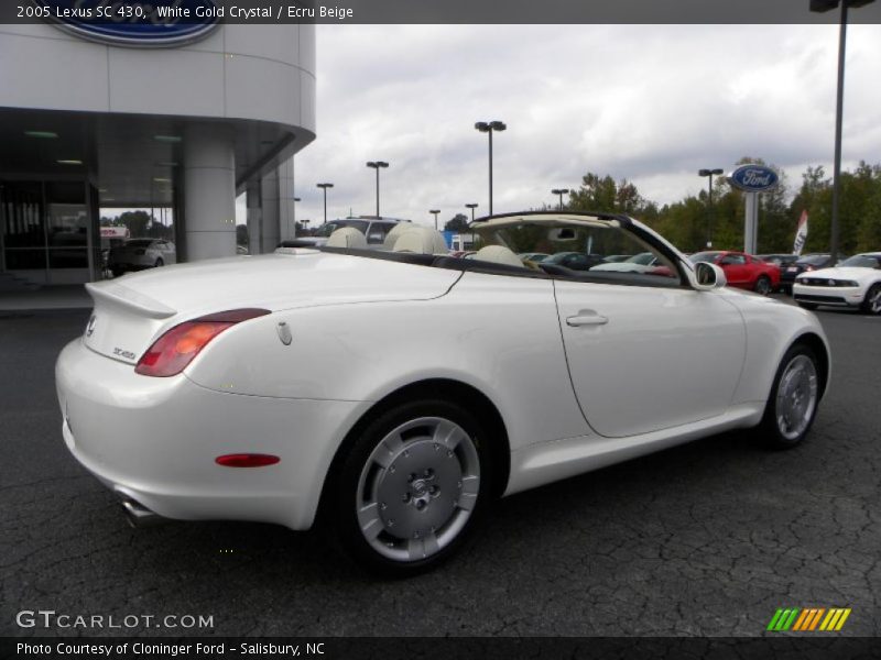 White Gold Crystal / Ecru Beige 2005 Lexus SC 430