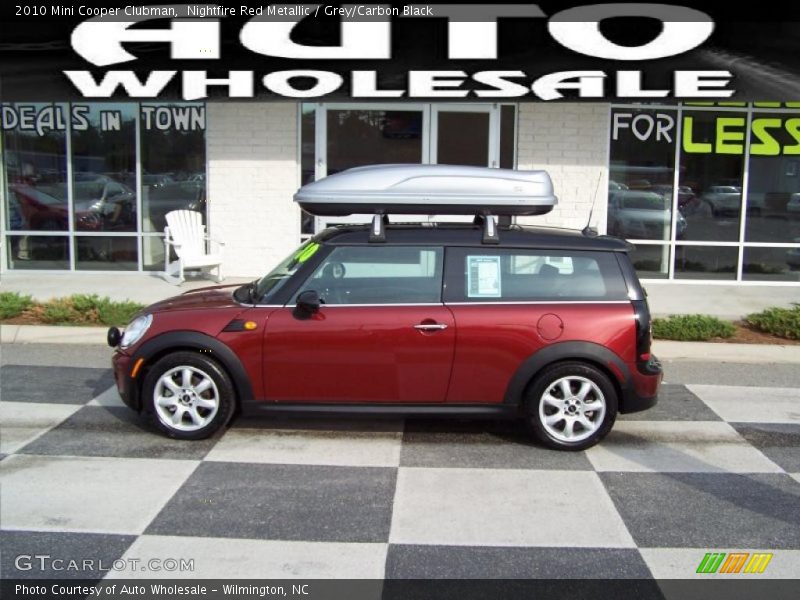 Nightfire Red Metallic / Grey/Carbon Black 2010 Mini Cooper Clubman