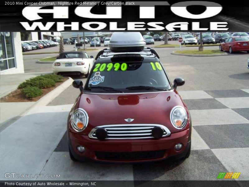 Nightfire Red Metallic / Grey/Carbon Black 2010 Mini Cooper Clubman
