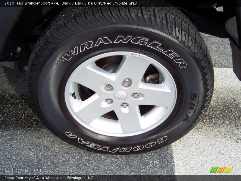 Black / Dark Slate Gray/Medium Slate Gray 2010 Jeep Wrangler Sport 4x4