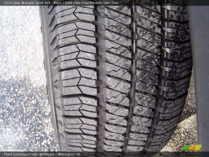 Black / Dark Slate Gray/Medium Slate Gray 2010 Jeep Wrangler Sport 4x4