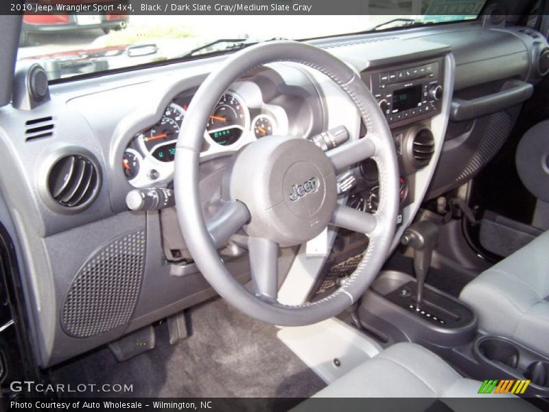 Black / Dark Slate Gray/Medium Slate Gray 2010 Jeep Wrangler Sport 4x4