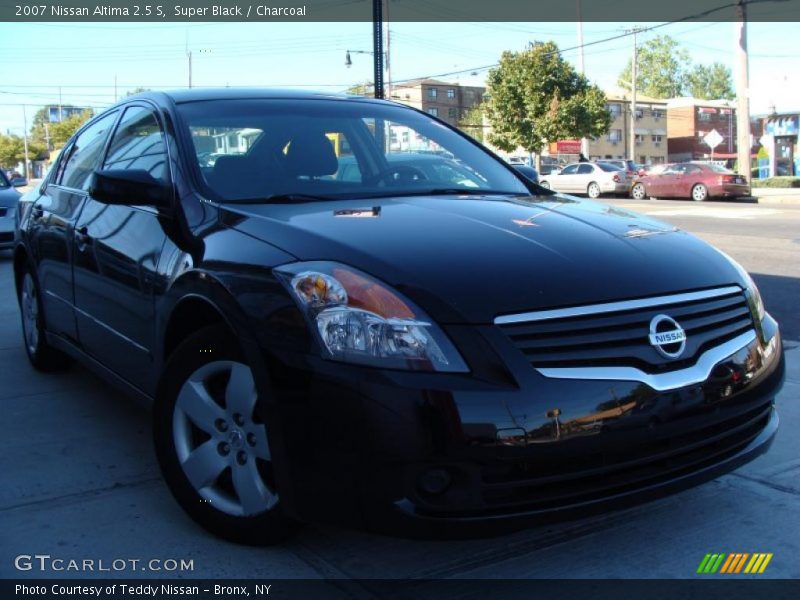 Super Black / Charcoal 2007 Nissan Altima 2.5 S