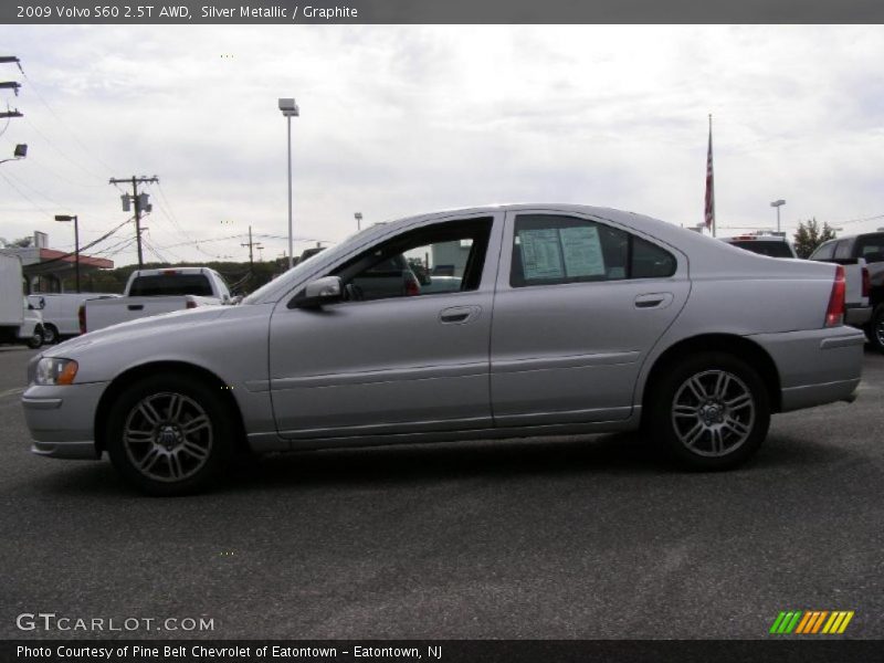 Silver Metallic / Graphite 2009 Volvo S60 2.5T AWD