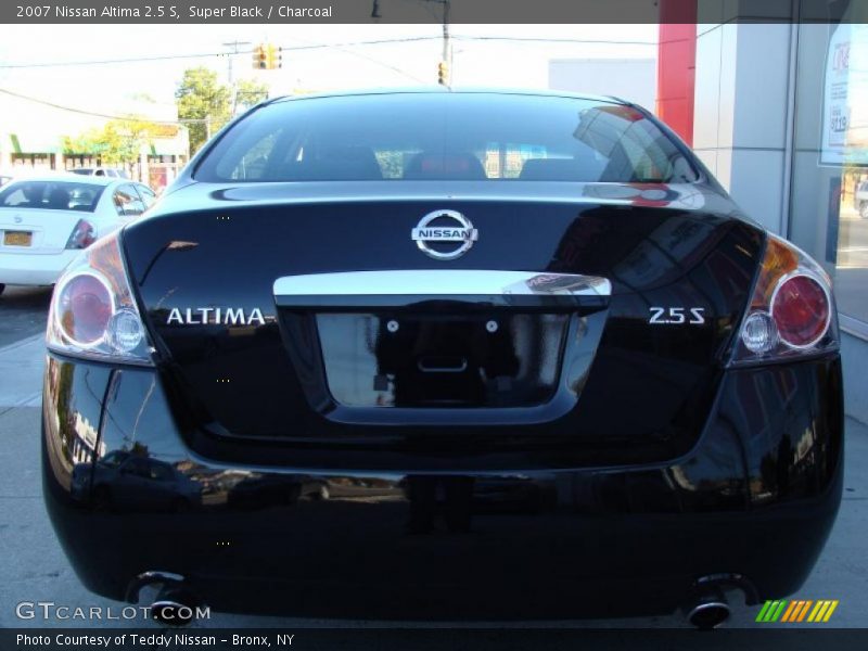 Super Black / Charcoal 2007 Nissan Altima 2.5 S