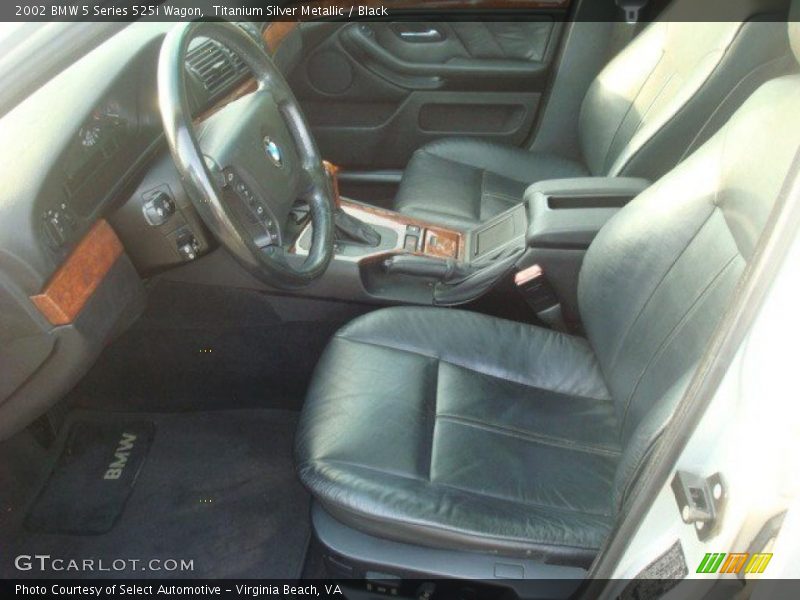 Black Interior - 2002 5 Series 525i Wagon 