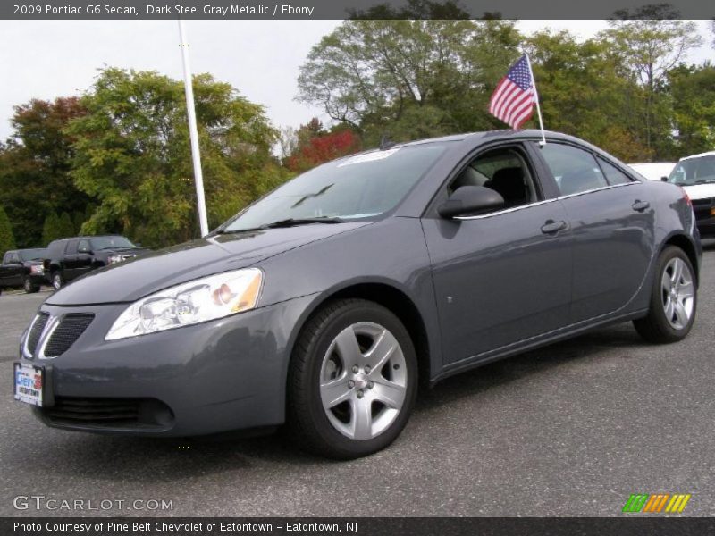 Dark Steel Gray Metallic / Ebony 2009 Pontiac G6 Sedan