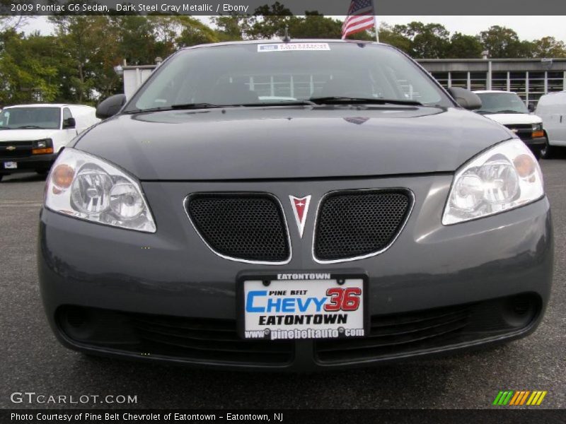 Dark Steel Gray Metallic / Ebony 2009 Pontiac G6 Sedan