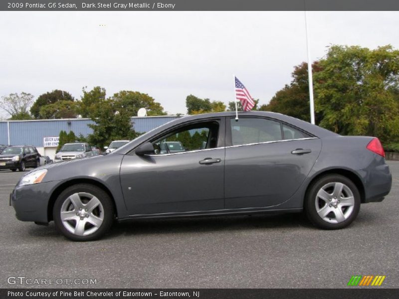 Dark Steel Gray Metallic / Ebony 2009 Pontiac G6 Sedan