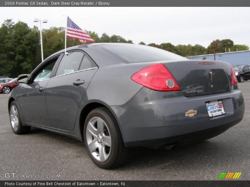 Dark Steel Gray Metallic / Ebony 2009 Pontiac G6 Sedan