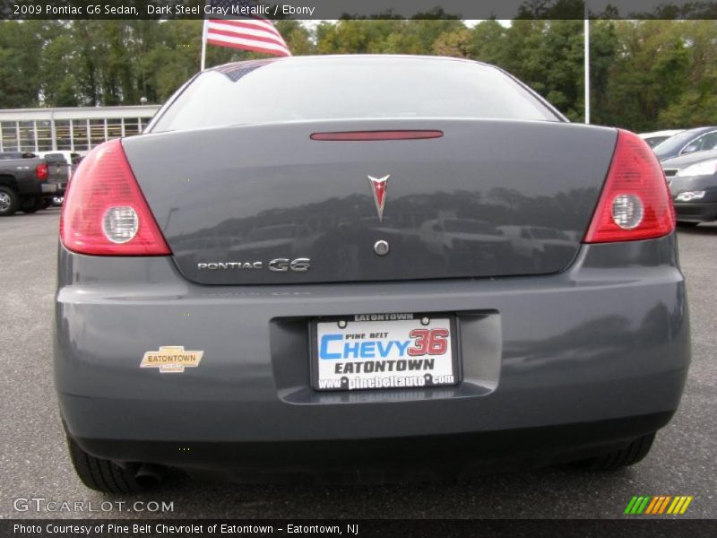 Dark Steel Gray Metallic / Ebony 2009 Pontiac G6 Sedan