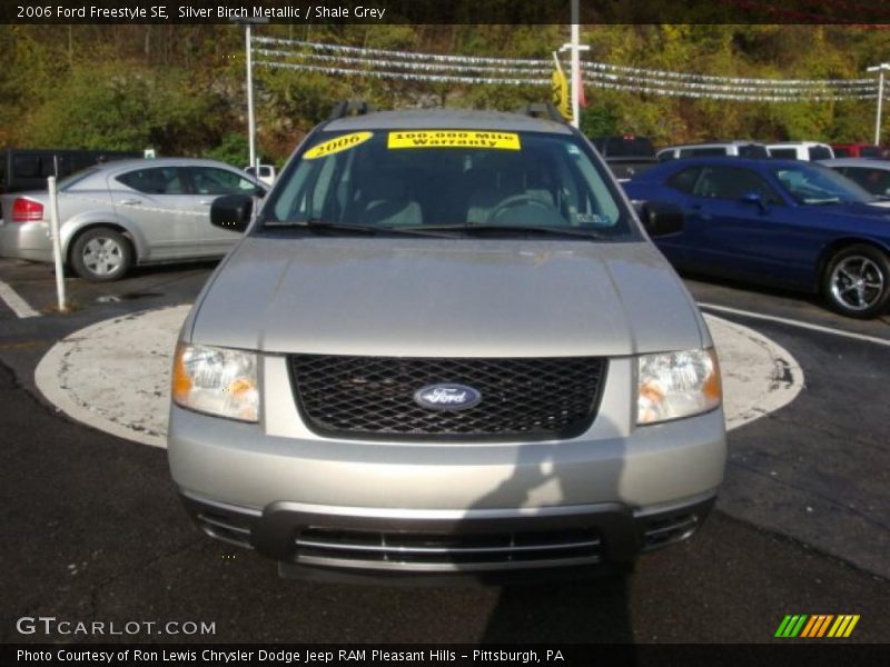 Silver Birch Metallic / Shale Grey 2006 Ford Freestyle SE