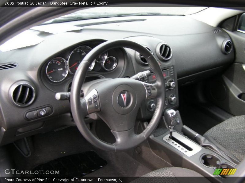 Dark Steel Gray Metallic / Ebony 2009 Pontiac G6 Sedan