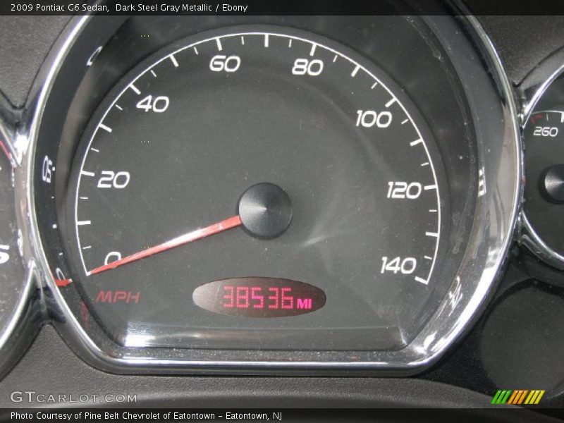Dark Steel Gray Metallic / Ebony 2009 Pontiac G6 Sedan