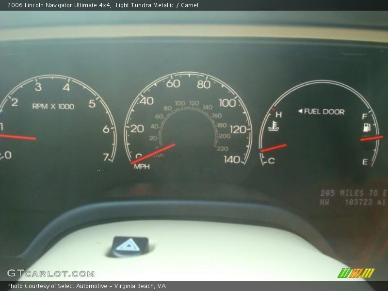  2006 Navigator Ultimate 4x4 Ultimate 4x4 Gauges