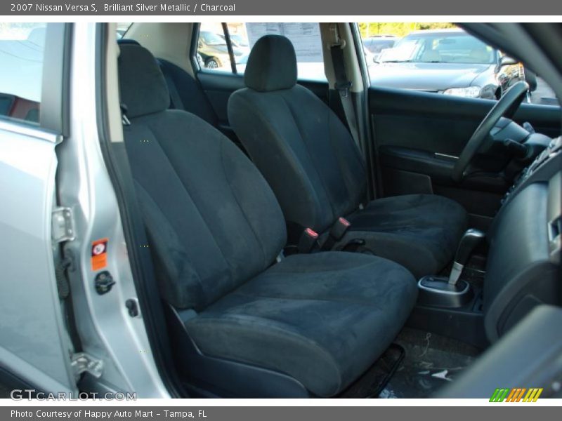 Brilliant Silver Metallic / Charcoal 2007 Nissan Versa S