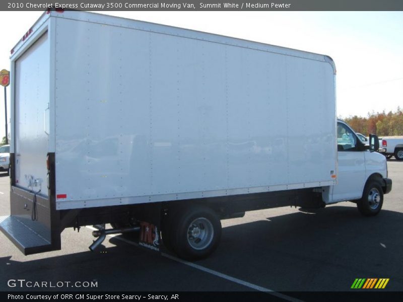 Summit White / Medium Pewter 2010 Chevrolet Express Cutaway 3500 Commercial Moving Van