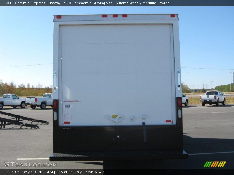 Summit White / Medium Pewter 2010 Chevrolet Express Cutaway 3500 Commercial Moving Van