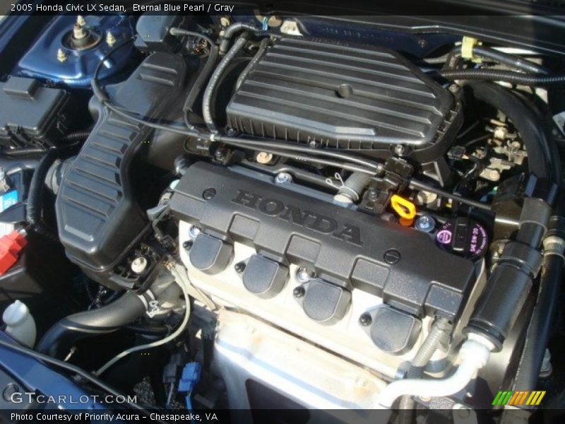  2005 Civic LX Sedan Engine - 1.7L SOHC 16V VTEC 4 Cylinder