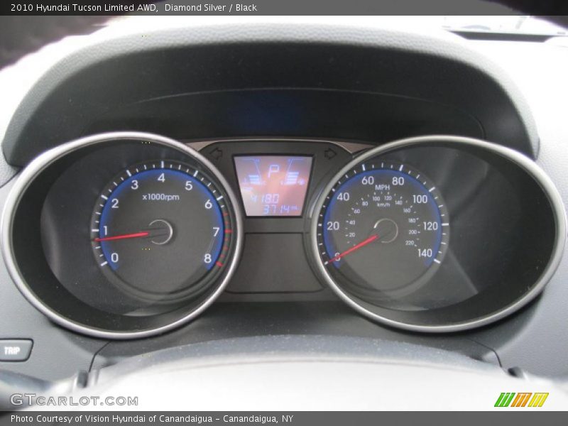  2010 Tucson Limited AWD Limited AWD Gauges