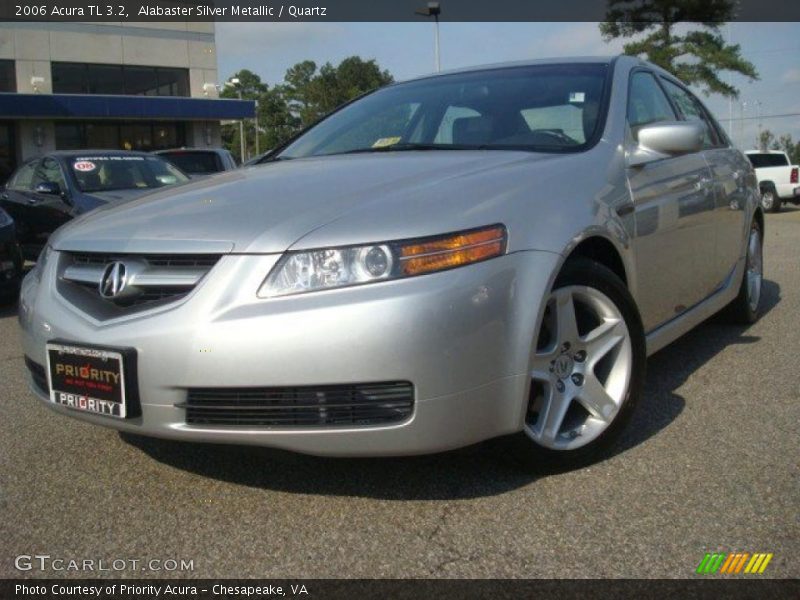 Alabaster Silver Metallic / Quartz 2006 Acura TL 3.2