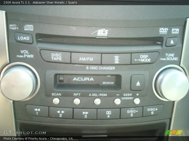 Alabaster Silver Metallic / Quartz 2006 Acura TL 3.2