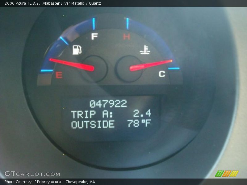 Alabaster Silver Metallic / Quartz 2006 Acura TL 3.2