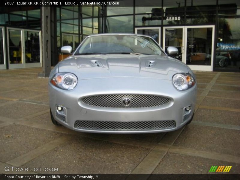 Liquid Silver Metallic / Charcoal 2007 Jaguar XK XKR Convertible