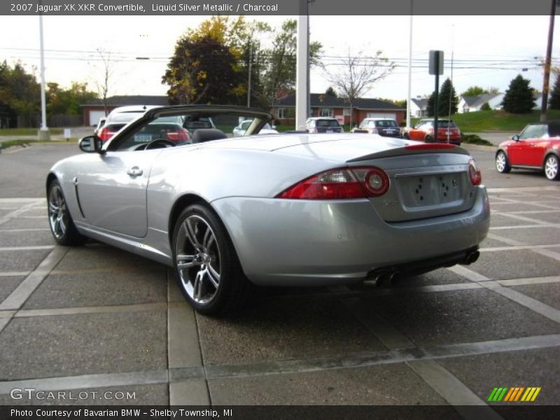 Liquid Silver Metallic / Charcoal 2007 Jaguar XK XKR Convertible