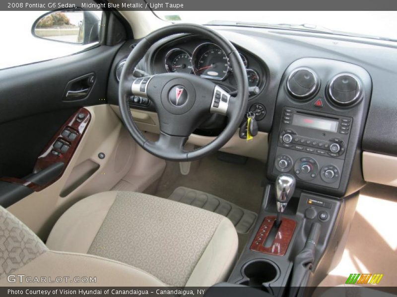 Midnight Blue Metallic / Light Taupe 2008 Pontiac G6 Sedan