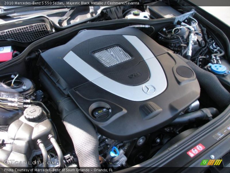  2010 S 550 Sedan Engine - 5.5 Liter DOHC 32-Valve VVT V8