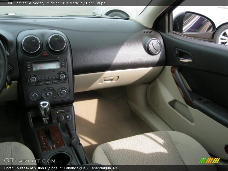 Midnight Blue Metallic / Light Taupe 2008 Pontiac G6 Sedan