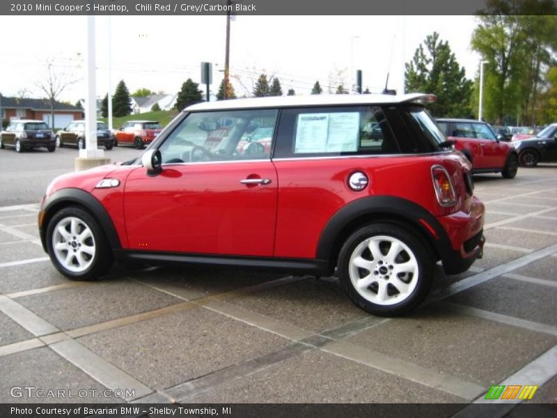 Chili Red / Grey/Carbon Black 2010 Mini Cooper S Hardtop