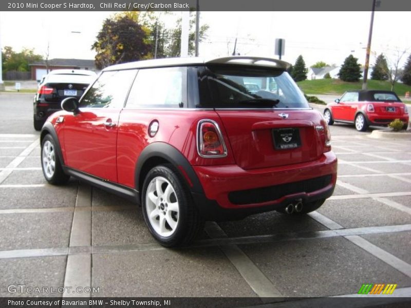 Chili Red / Grey/Carbon Black 2010 Mini Cooper S Hardtop