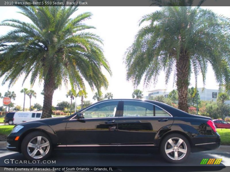 Black / Black 2010 Mercedes-Benz S 550 Sedan