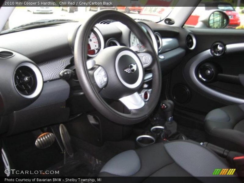 Chili Red / Grey/Carbon Black 2010 Mini Cooper S Hardtop