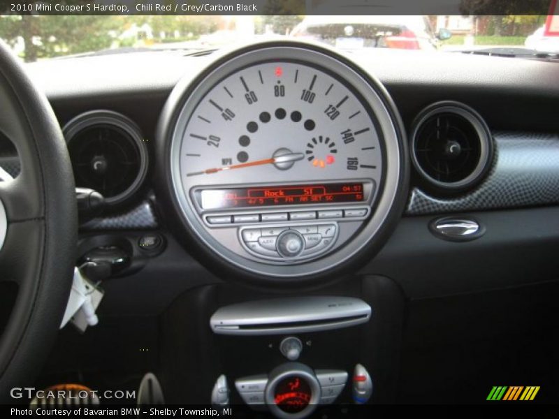 Chili Red / Grey/Carbon Black 2010 Mini Cooper S Hardtop