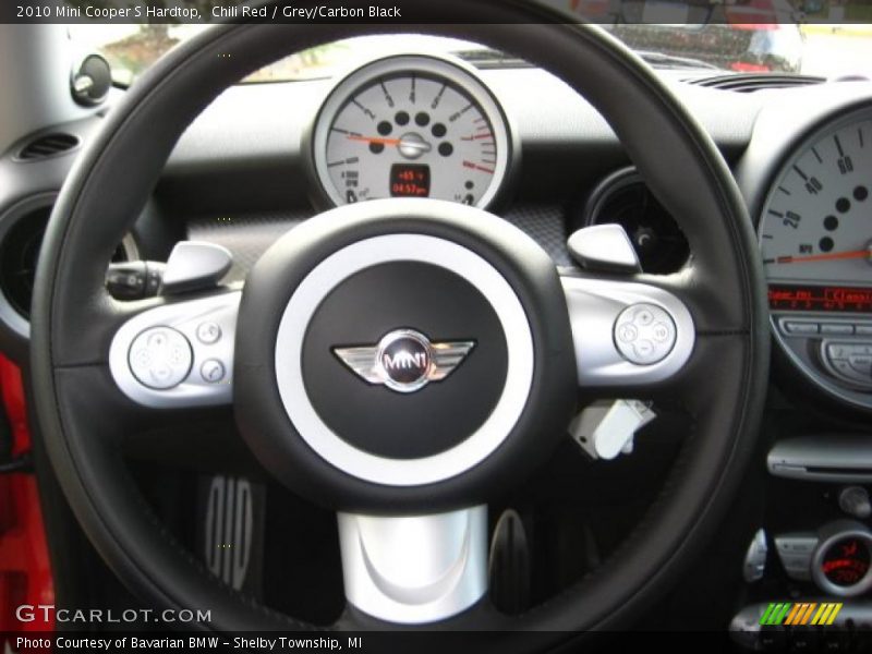 Chili Red / Grey/Carbon Black 2010 Mini Cooper S Hardtop