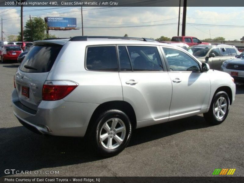 Classic Silver Metallic / Ash Gray 2008 Toyota Highlander 4WD