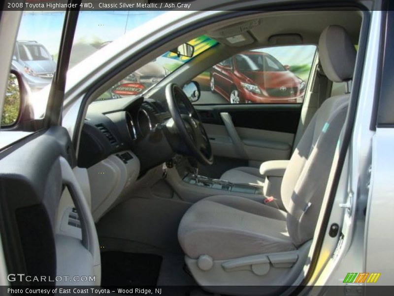 Classic Silver Metallic / Ash Gray 2008 Toyota Highlander 4WD