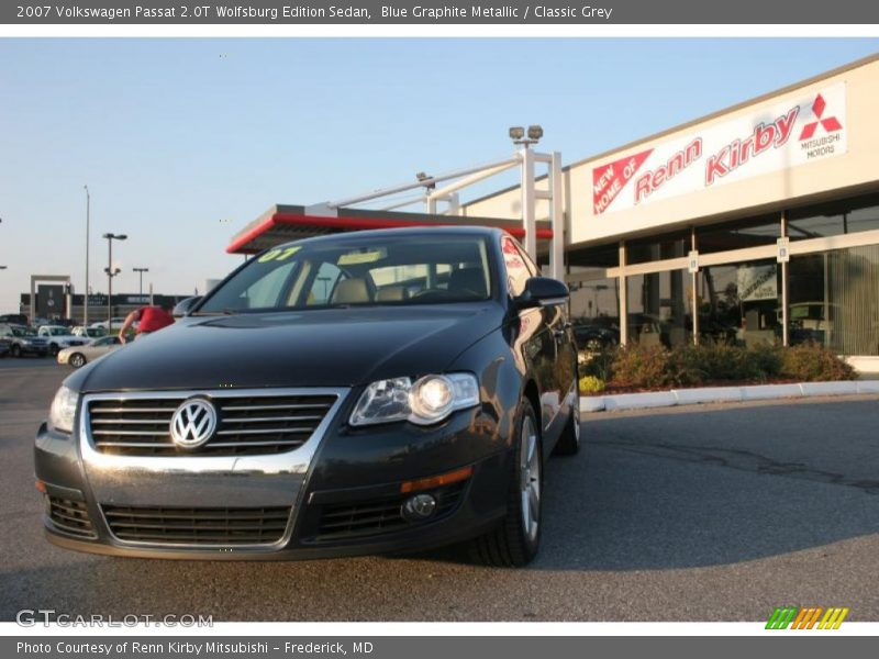 Blue Graphite Metallic / Classic Grey 2007 Volkswagen Passat 2.0T Wolfsburg Edition Sedan