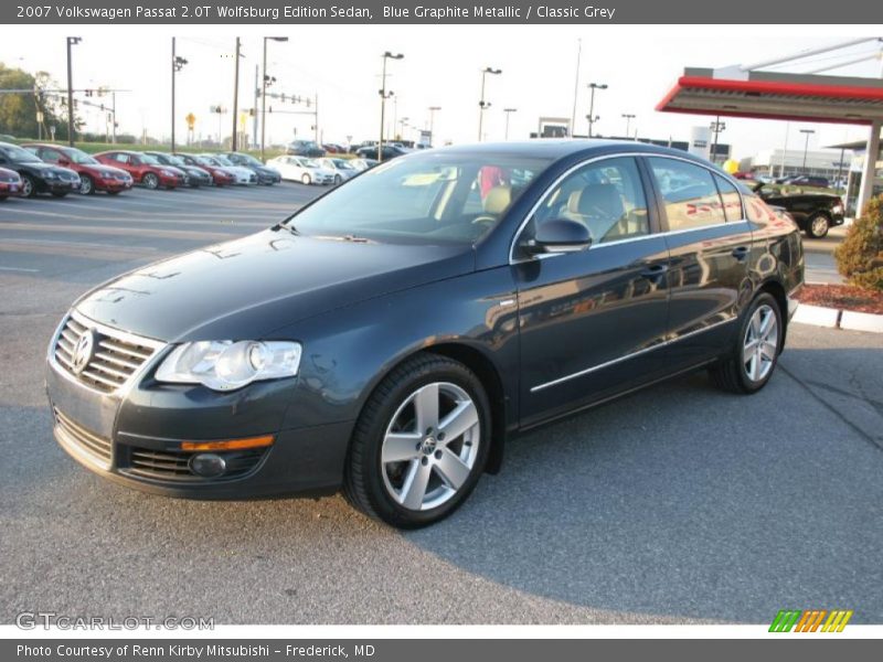 Blue Graphite Metallic / Classic Grey 2007 Volkswagen Passat 2.0T Wolfsburg Edition Sedan