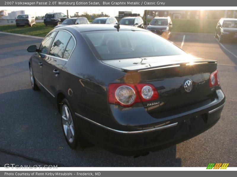 Blue Graphite Metallic / Classic Grey 2007 Volkswagen Passat 2.0T Wolfsburg Edition Sedan