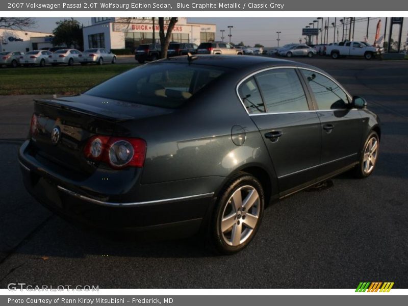 Blue Graphite Metallic / Classic Grey 2007 Volkswagen Passat 2.0T Wolfsburg Edition Sedan